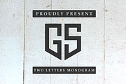 Two Letter Monogram, a Symbol Font by Letterayu Studio (Thumbnail 1 of 6)
