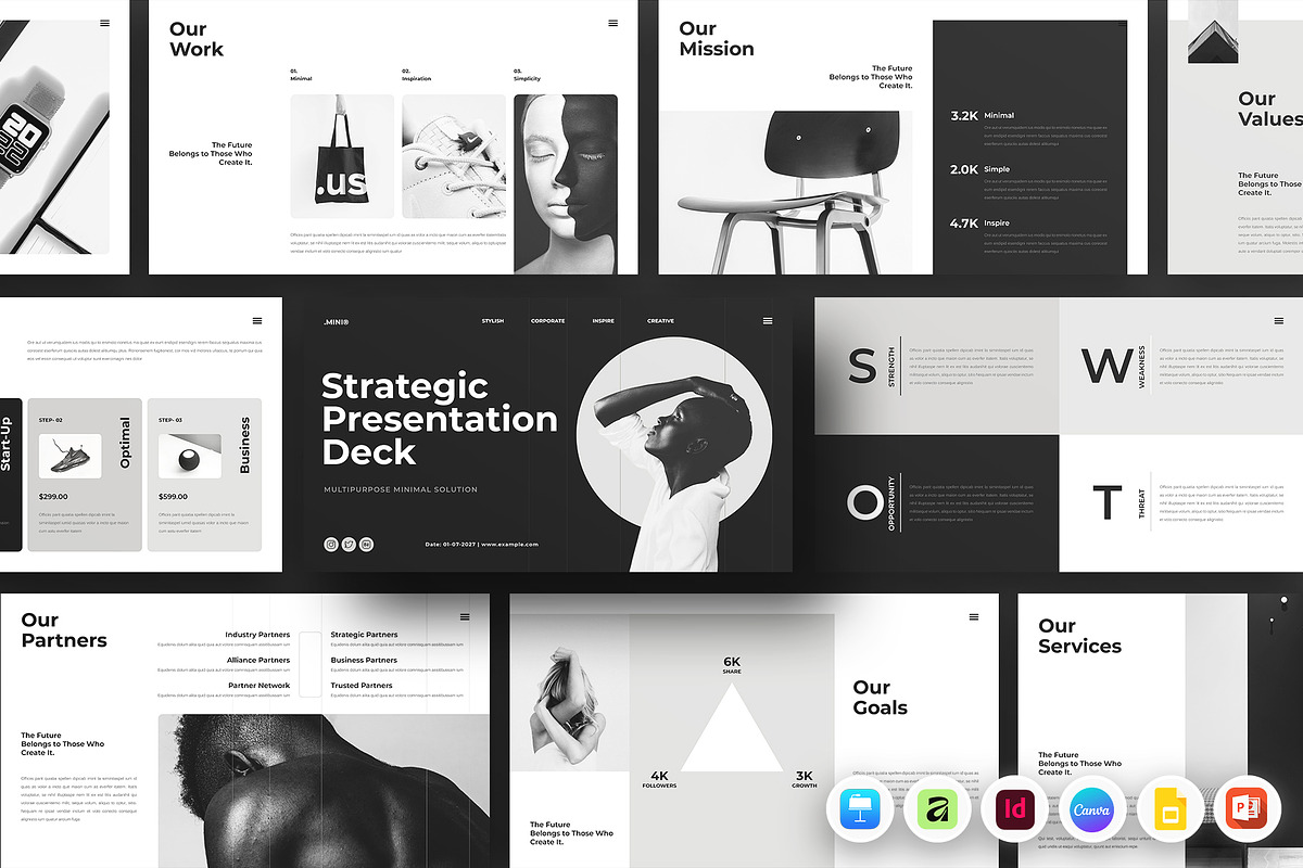 Minimal Creative Presentation Design, a Presentation Template by ArtisanaAura (Photo 1 of 11)