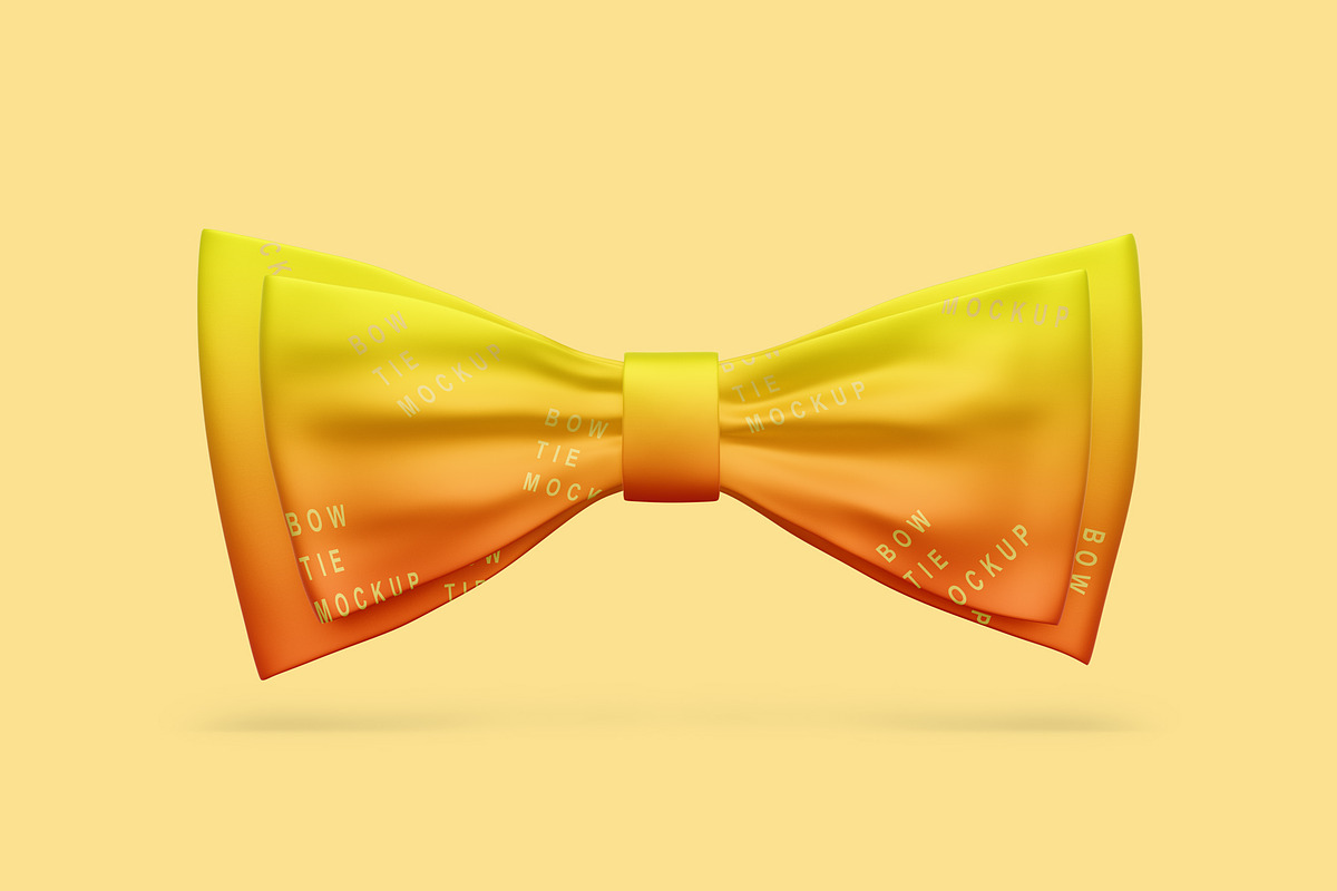 Bow Tie Mockup Set, an Apparel Mockup by moqirynart (Photo 3 of 10)
