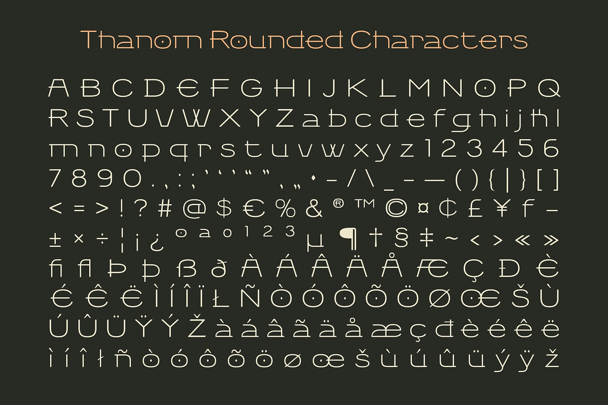 Thanom Rounded, a Sans Serif Font by Craft Supply Co. (Photo 8 of 8)