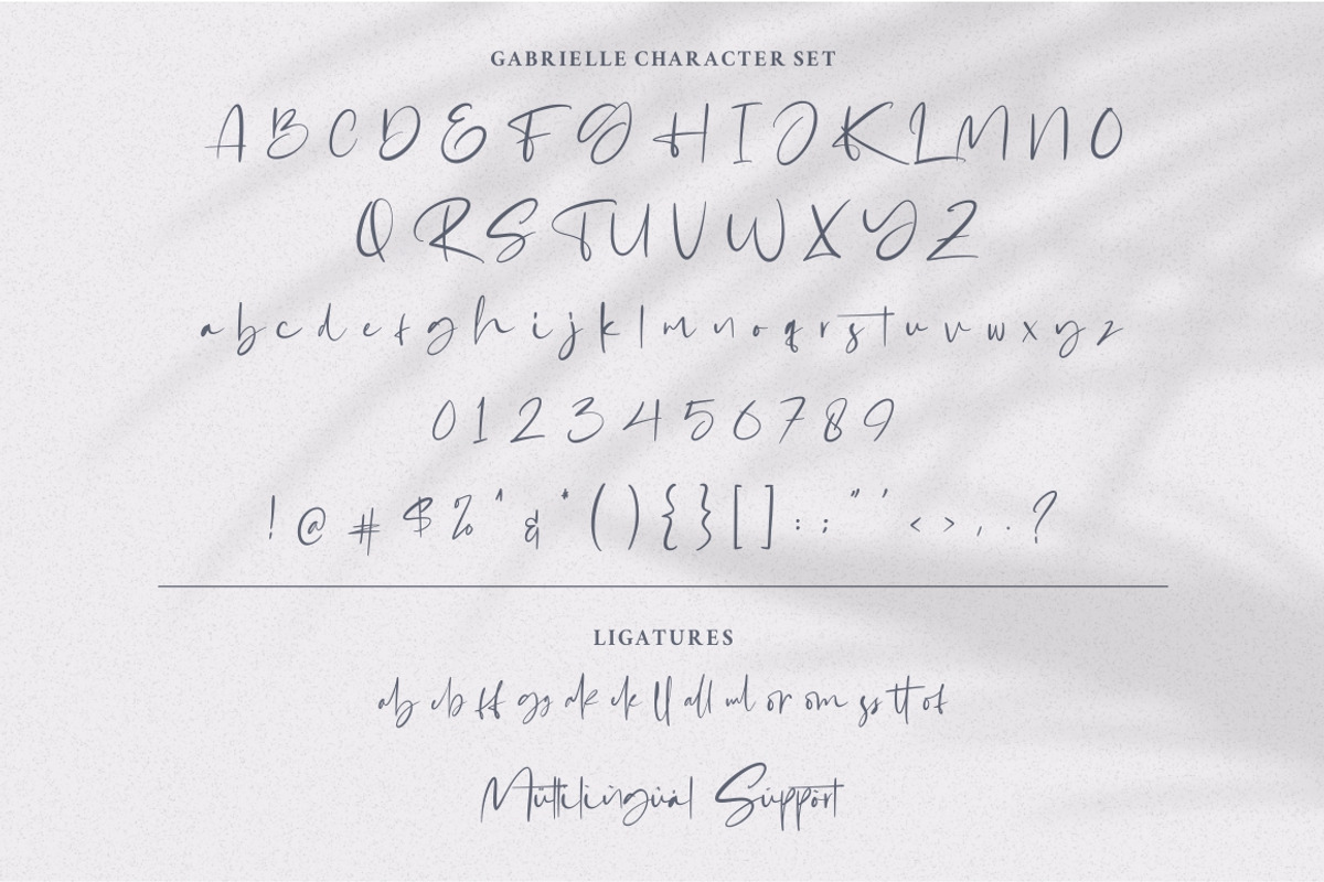 Gabrialle - Casual Script Font, a Script Font by StringLabs (Photo 8 of 8)