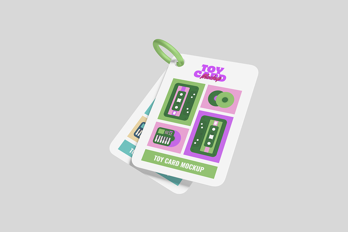 Joyful Toy Card Mockup, a Merchandise Mockup by ianmikraz (Photo 3 of 5)