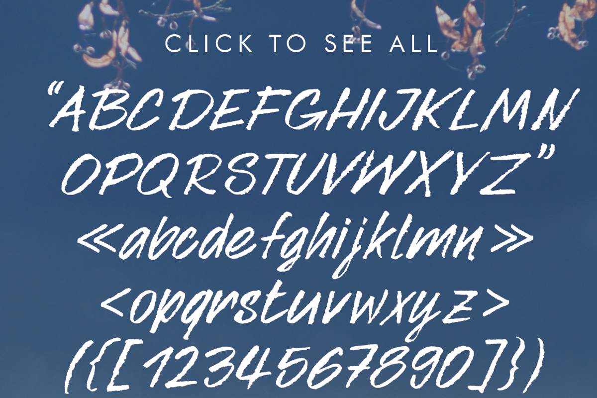Inkje Italic Font preview 3