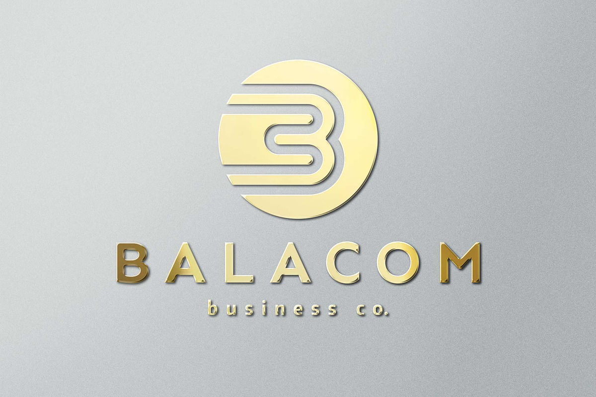 Balacom Logo - Letter B Monogram, a Branding & Logo Template by Mocca Design (Photo 3 of 6)