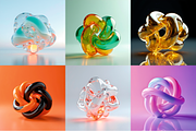 3D ABSTRACT KNOTS, an Object 3D Model by VaivaJaloveckienė (Thumbnail 2 of 3)