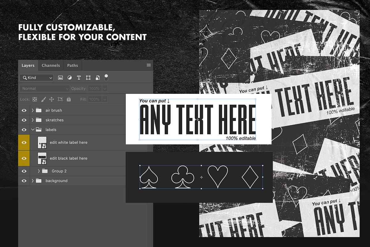 Artist Event Poster Templates, a Flyer Template by Bornx Design (Photo 6 of 8)