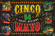 Cinco de Mayo t-shirt designs, a Branding & Logo Template by DGIM studio (Thumbnail 1 of 12)