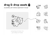 Shopping Doodle Icons, an Outline Icon by Vectors Market (Thumbnail 4 of 10)