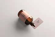 Amber Glass Bottle Mockups, a Cups & Container Mockup by pmvch (Thumbnail 20 of 20)