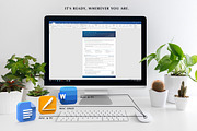 Editable Resume Templates, CV Word, a Resume Template by Career Canvas (Thumbnail 7 of 11)