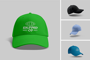 Realistic Baseball Cap Mockup PSD, a Hat Mockup by MA-KING_ART
