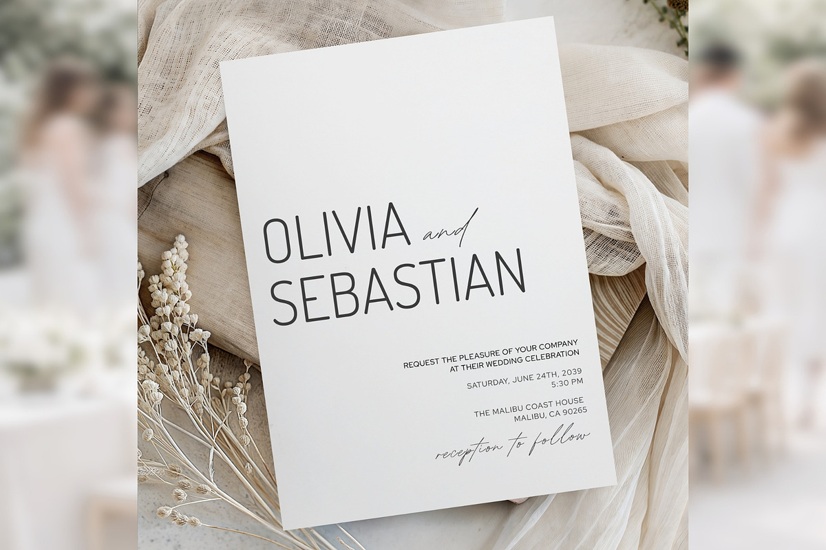 Elegant Invitation Suite Canva bd008, an Invitation Template by TyphoonStudio (Photo 3 of 10)