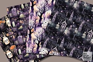 Boho Halloween Spooky Pattern