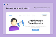 Marketing 3D Icon Collection, a Finance Illustration by twinstd (Thumbnail 5 of 6)
