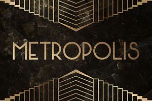 Metropolis Typeface