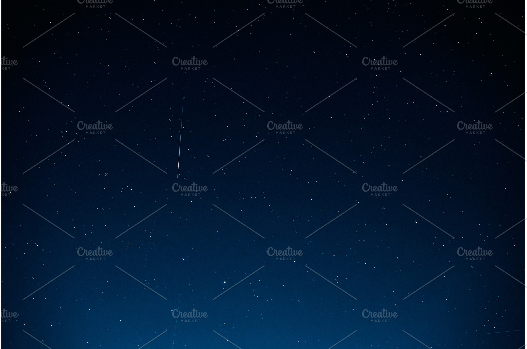 Starry Night Sky with Meteor Dark, a Nature Photo by Our Amazing World