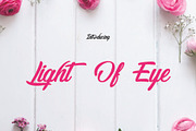 Light of Eye Font, a Handwritten Font by da_only_aan (Thumbnail 1 of 5)