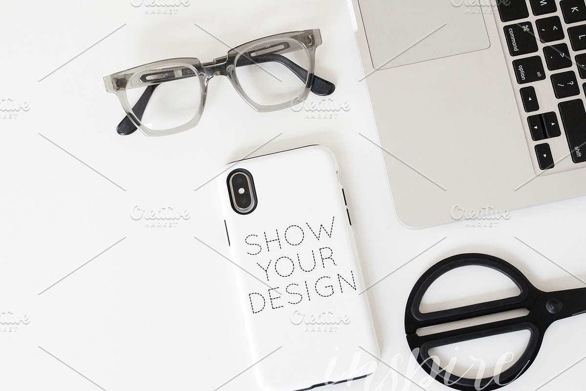 iPhone X Case Styled Scene Mockup, a Product Mockup by Inspire Mockups (Photo 1 of 2)