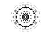 Black and White Mandala Patterns Set, a Decorative Illustration by NJ Himel (Thumbnail 52 of 101)