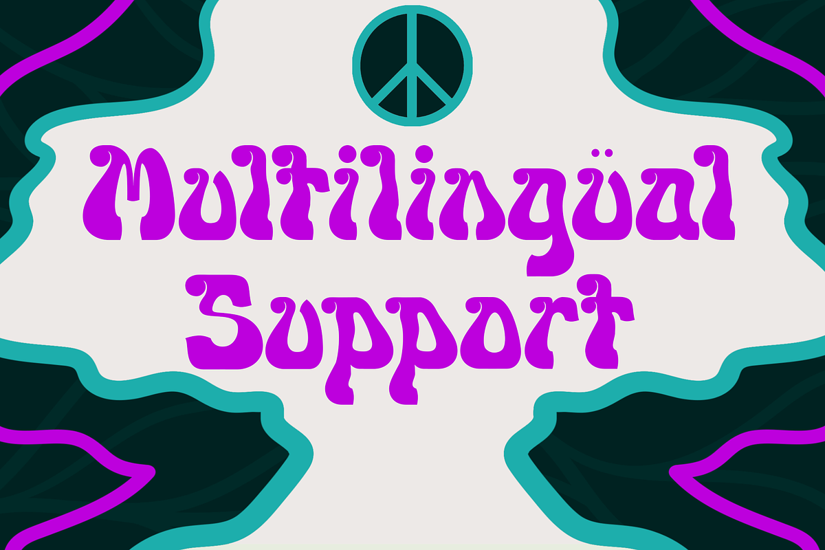 Blunt Quacker - Psychedelic Style, a Font by Brightone (Photo 3 of 8)