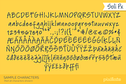 Soli Px, a Script Font by Letradora (Thumbnail 6 of 6)