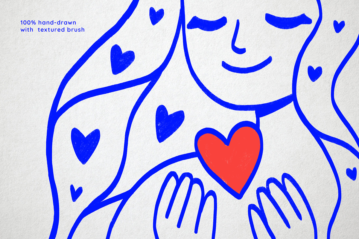 Self Love Feminine Collection, a Person Illustration by Greywitch_Lola (Photo 6 of 12)