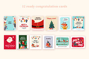 Cozy Cristmas kit, an Animal Illustration by Funnystore (Thumbnail 8 of 22)