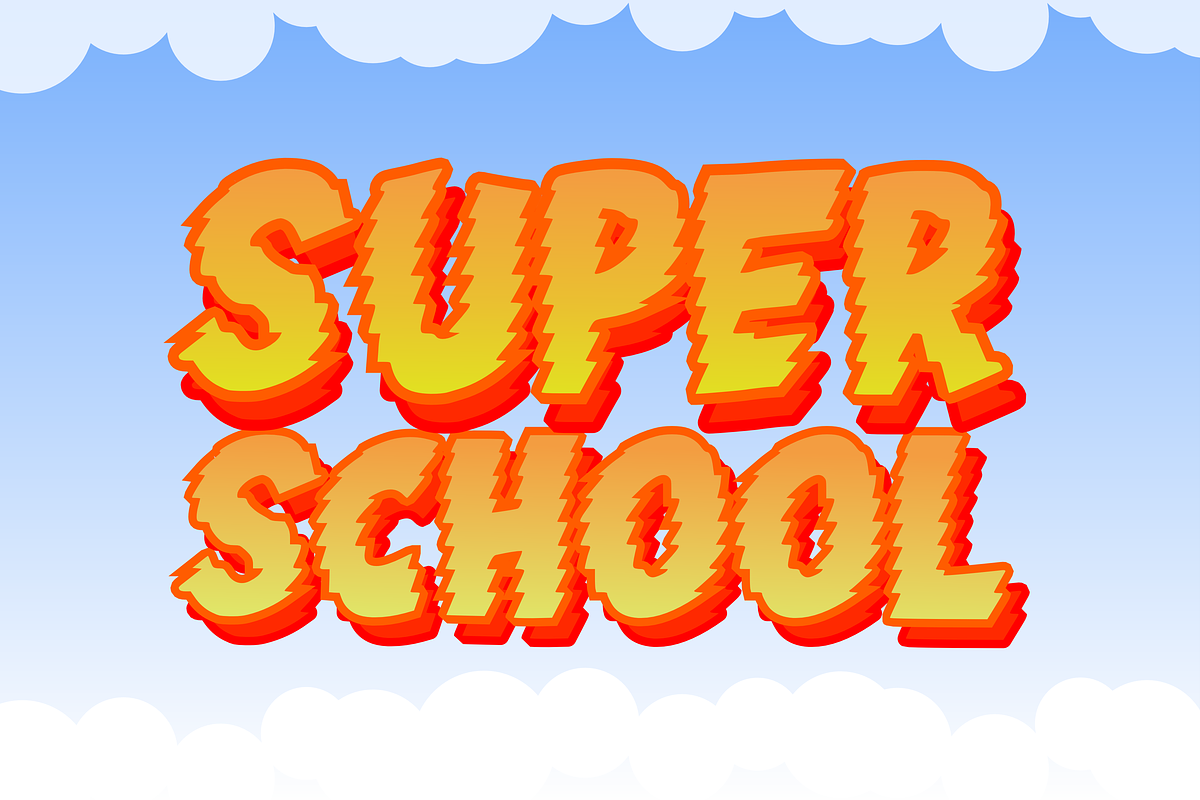 Dragon School - Kids Font Types, a Font by KiddoGlyphs Studio (Photo 2 of 3)