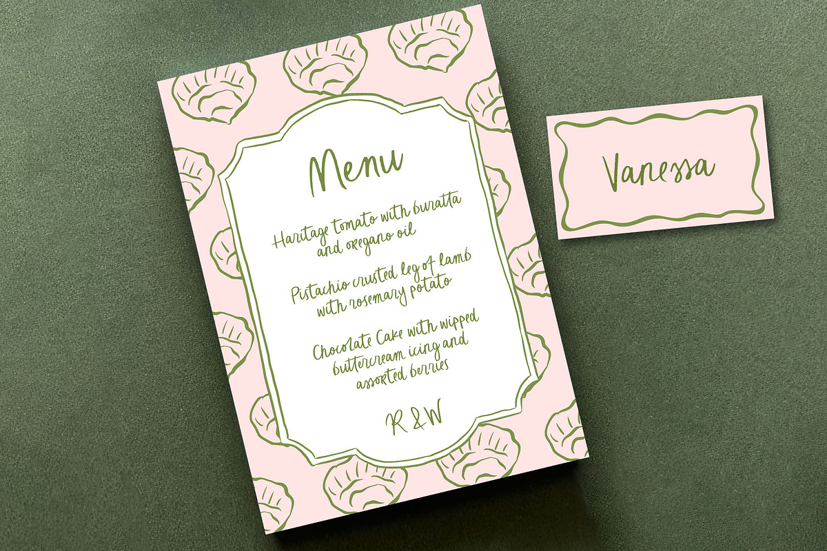 Hand Drawn Tuscany Wedding Clipart, an Illustration by Calamar Studio (Photo 20 of 23)