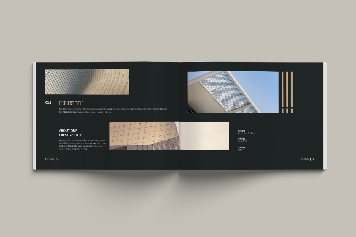 Architecture Portfolio Landscape, a Brochure Template by Pixelpick (Photo 8 of 11)