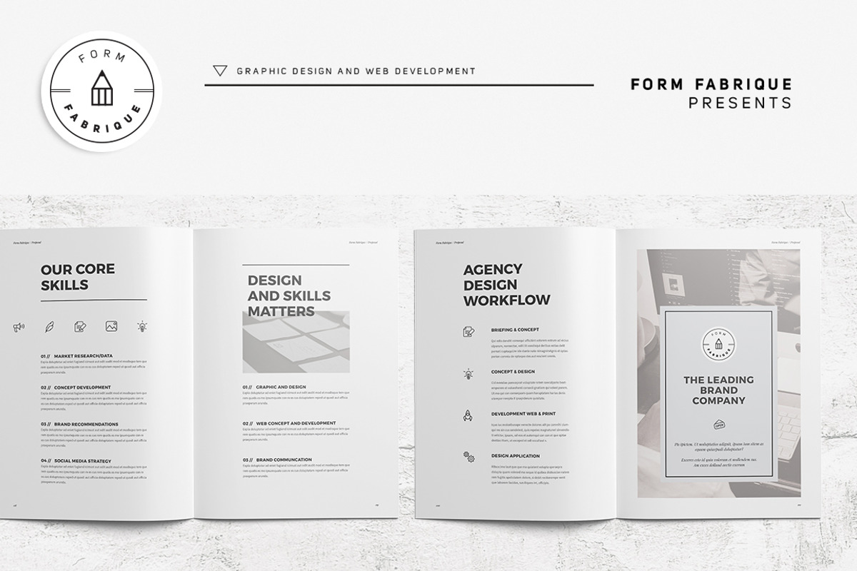 Proposal, a Brochure Template by Form Fabrique (Photo 7 of 13)