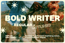 Bold Writer: Chunky Font Family