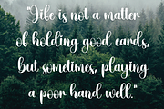 October | Script Font, a Script Font by Scratchones (Thumbnail 8 of 8)