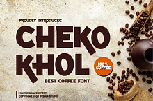 Cheko Khol - Coffee Shop Font