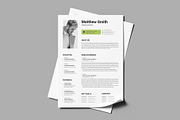 Modern Executive Resume Template, a Resume Template by PixelStudio (Thumbnail 2 of 5)