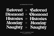 Mighty Marine, a Sans Serif Font by zeenesia (Thumbnail 9 of 24)