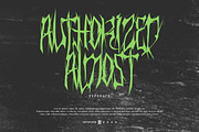 Authorized, a Blackletter Font by Yktypstd (Thumbnail 1 of 6)