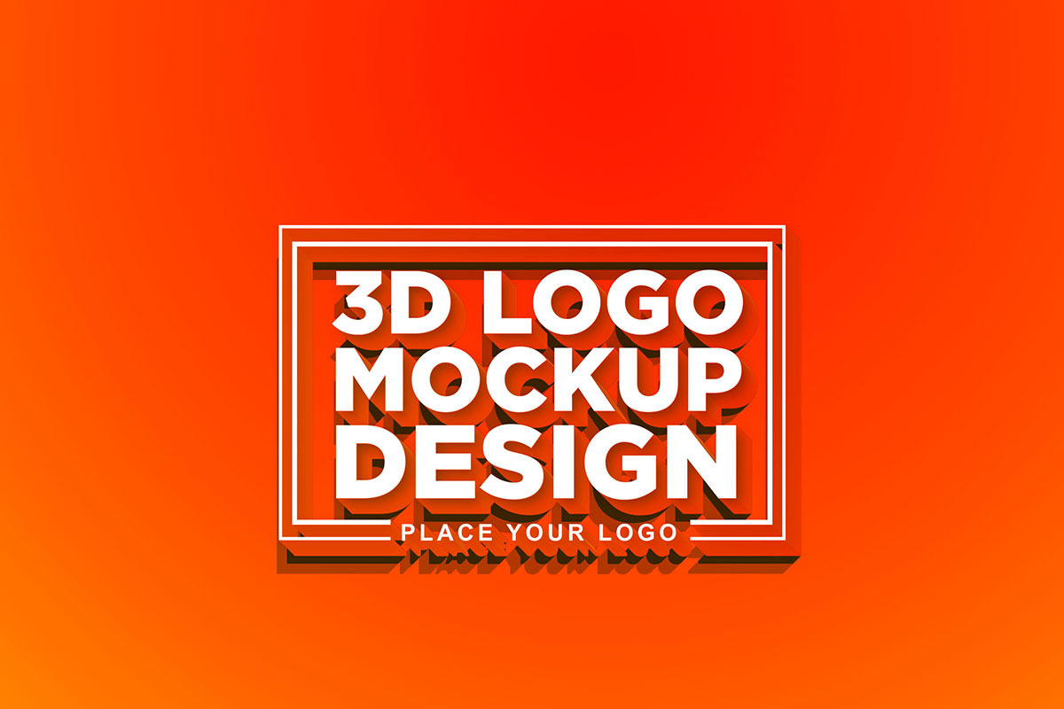 3D Logo Mockup Bundle Pack, a Mockup by GraphicBerg (Photo 19 of 40)