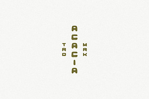 Acacia Typeface