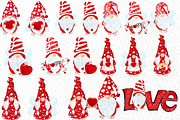 Valentine Gnomes clipart Love, an Illustration by vivastarkids (Thumbnail 2 of 7)