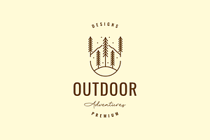 mountain outdoor adventure logo, a Branding & Logo Template by devastd