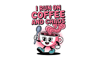 Coffee & Chaos Design Bundle SVG, a Food Illustration by Annudesign (Thumbnail 10 of 14)