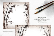 Brush painted bamboo, a Texture Illustration by LeiaSW (Thumbnail 2 of 2)