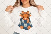 Patchwork Ghost Cow Halloween, an Illustration by Craft Nest (Thumbnail 2 of 6)