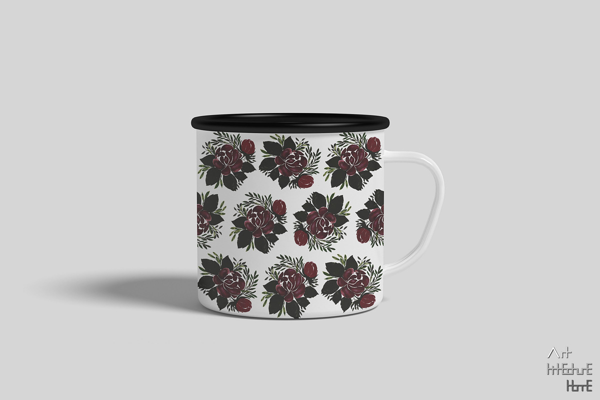 Seamless Flower Patterns Garden Pack, a Pattern Graphic by Arthitecture Home (Photo 3 of 11)