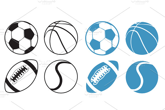 Set Of Sports Balls