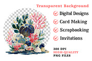 Preppy Coastal Summer Clipart, a Seasonal Illustration by Dream Creation (Thumbnail 8 of 8)