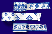 Cottagecore farmhouse Blue Patterns, a Pattern Graphic by Pattern Whimsy (Thumbnail 4 of 8)