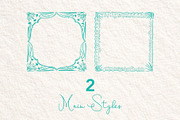 Hand-Drawn Square Frames, a Decorative Illustration by Bbooth88 (Thumbnail 2 of 6)