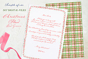 Christmas Plaid Green Red DIY, a Graphic by LABFcreations (Thumbnail 3 of 4)